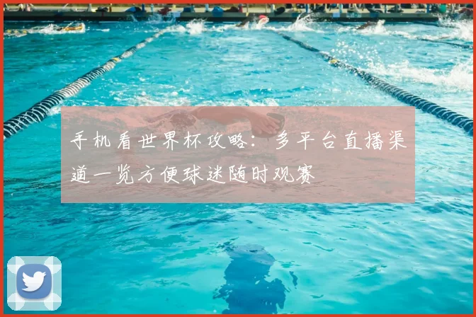 手机看世界杯攻略:多平台直播渠道一览方便球迷随时观赛