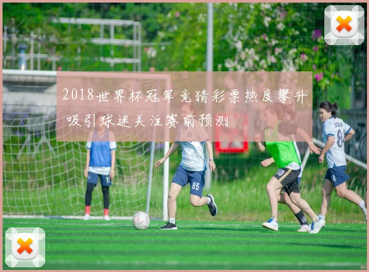 2018世界杯冠军竞猜彩票热度攀升 吸引球迷关注赛前预测